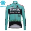 Cykeltøj Langærmet Vinter + Bib Cykelbukser 2017 Bianchi Countervail N001
